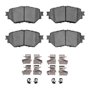 Mazda 3 Ceramic Brake Pads - Front - R1 Concepts - R1 Ceramic Pads & Hardware Kit - `14-`18
